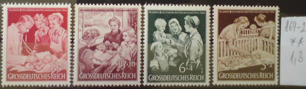 Nemecká Ríša 869-2 **