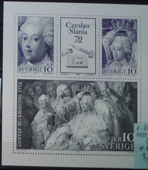 Švédsko 1688-0 H-BL **