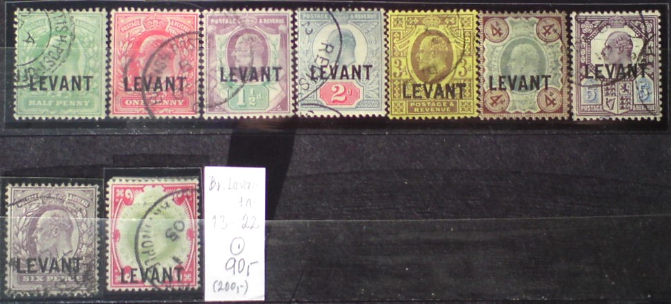 Britská Levanta 13-22