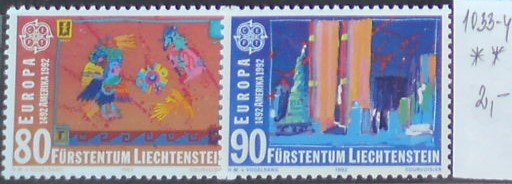 Lichtenštajnsko 1033-4 **