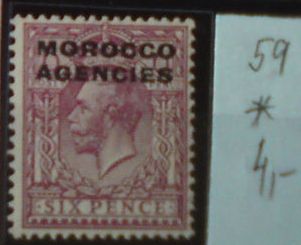 Britská pošta v Maroku 59 *