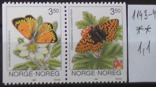 Nórsko 1143-4 **