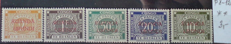 Ruanda Urundi P 8-12 **