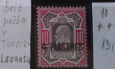 Britská pošta v Turecku 10 **