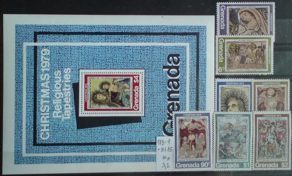 Grenada 983-9 + BL 85 **