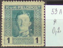 Rakúsko vojenská pošta 53 A *