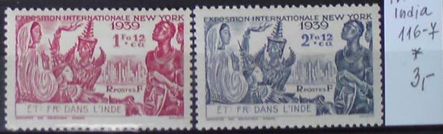 Francúzska India 116-7 *