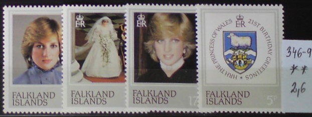 Falklandské ostrovy 346-9 **
