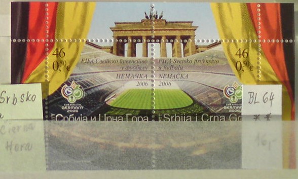 Srbsko a Čierna Hora BL 64 **