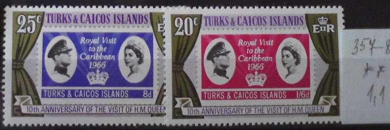 Turks a Caicos 357-8 **