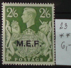 Britská vojenská pošta 23 **