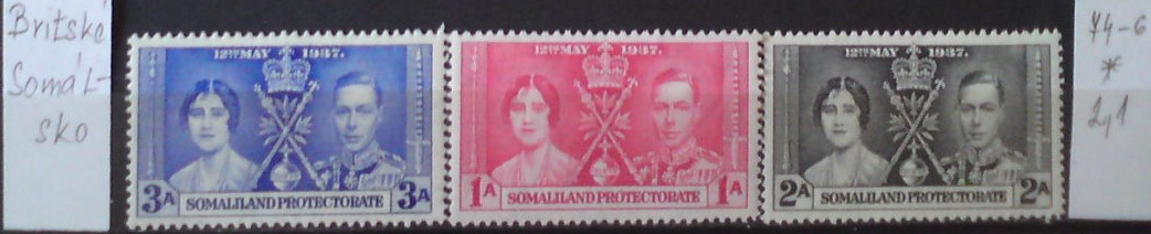 Britské Somálsko 74-6 *