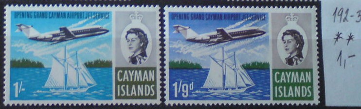 Kajmanské ostrovy 192-3 **