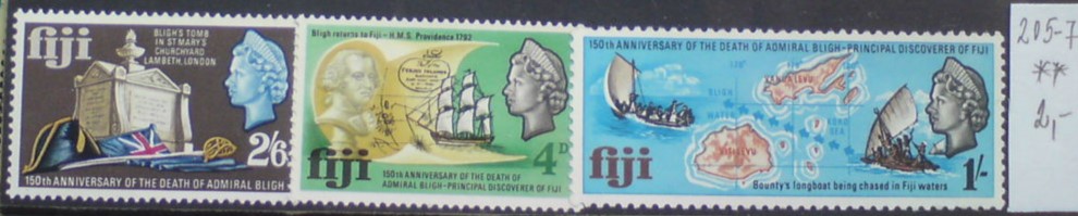 Fidži 205-7 **