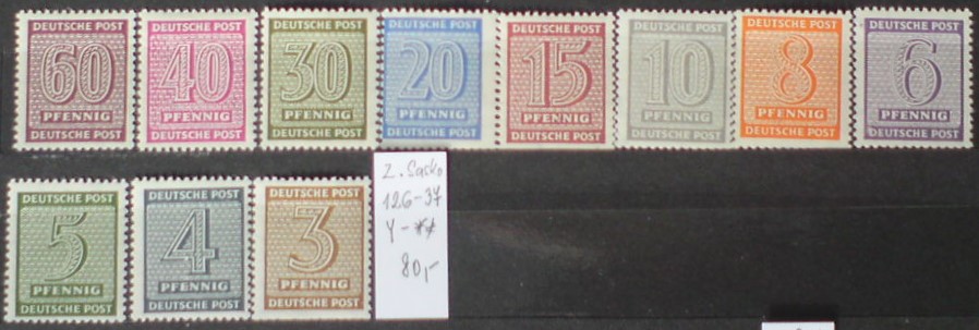 Západné Sasko 126-37 Y **