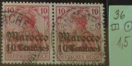 Nemecká pošta v Maroku 36