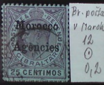 Britská pošta v Maroku 12