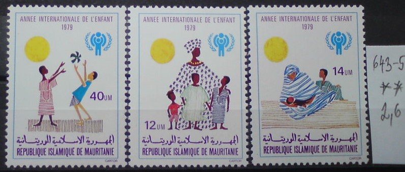 Mauretánia 643-5 **
