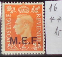 Britská vojenská pošta 16 **