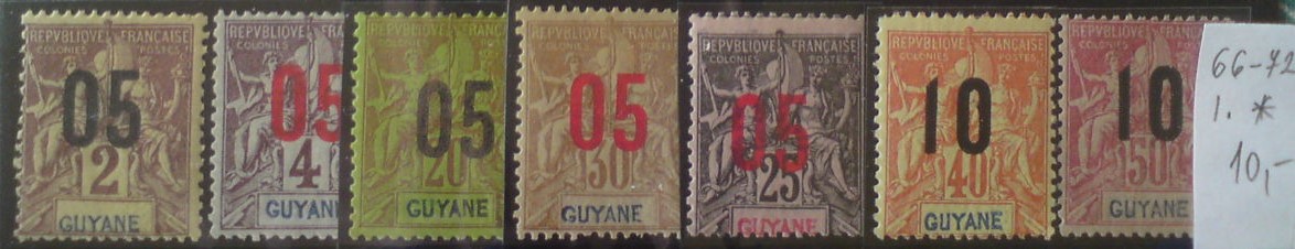 Francúzska Guyana 66-2 l. *