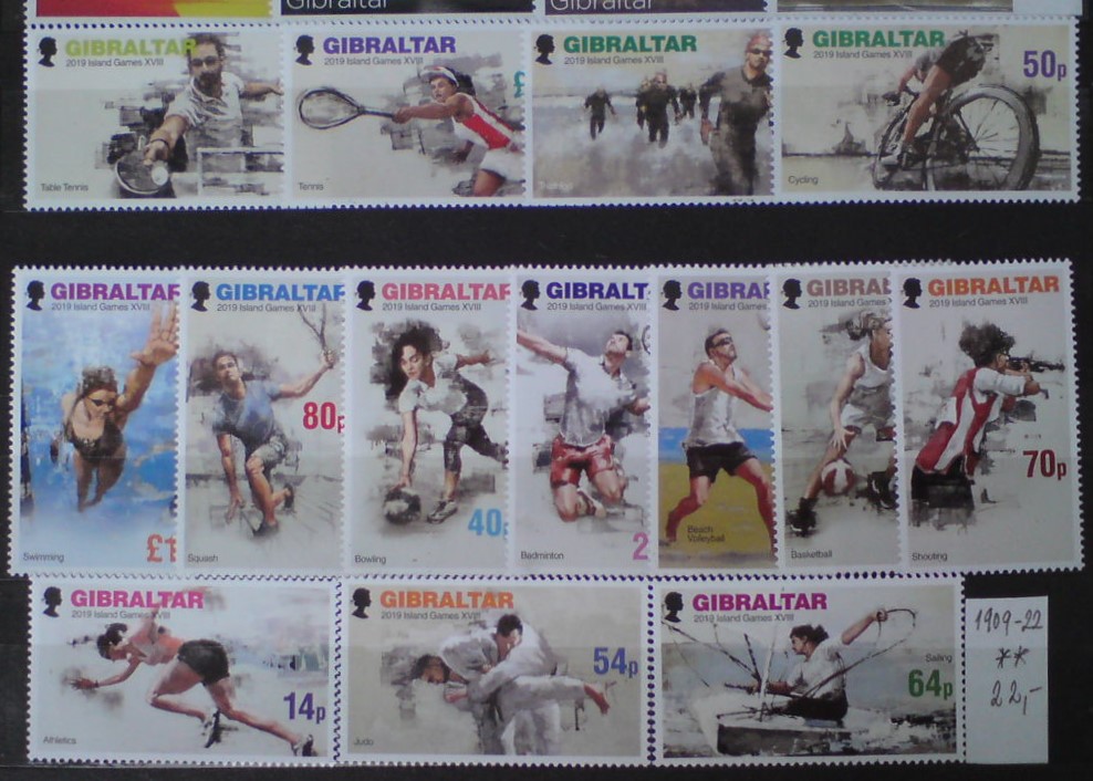 Gibraltar 1909-22 **