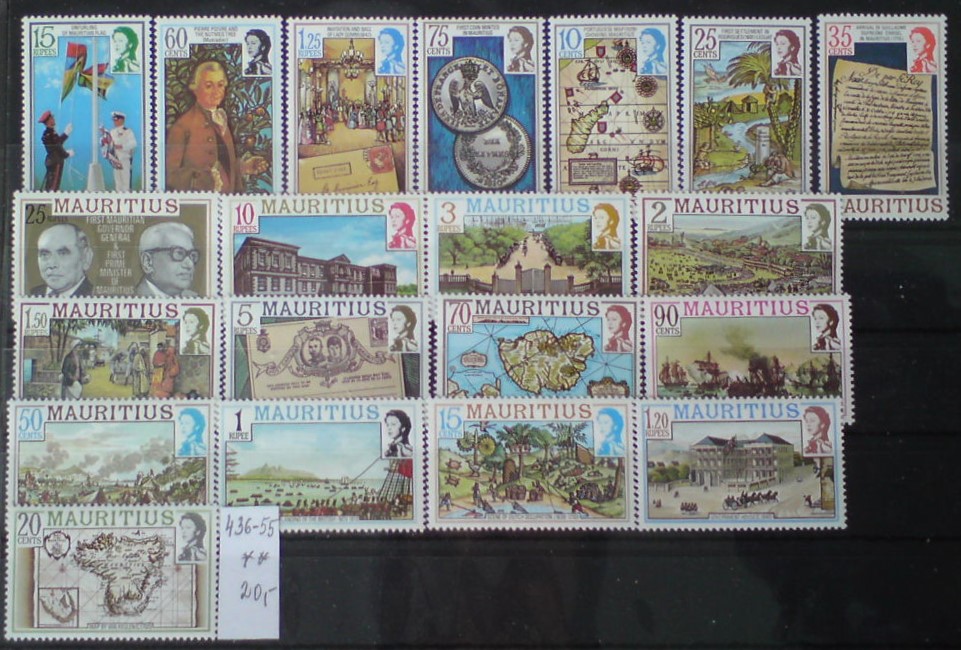 Mauritius 436-55 **