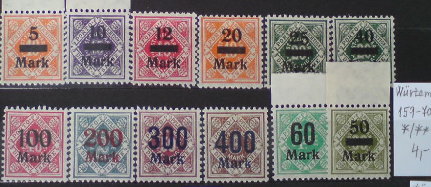 Württemberg 159-70 **/*