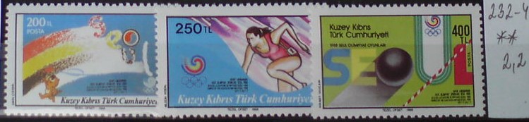 Turecký Cyprus 232-4 **