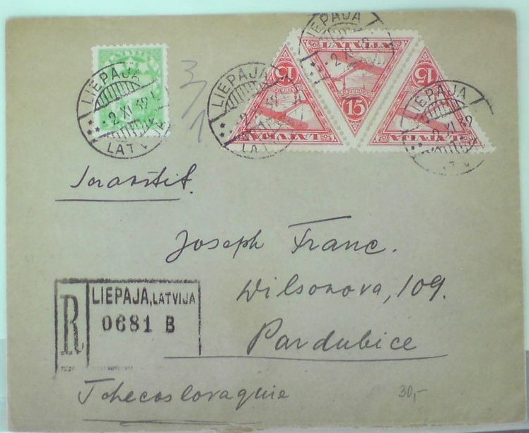 Lotyšsko R dopis 1932