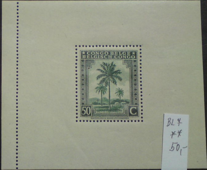 Belgické Kongo BL 7 **