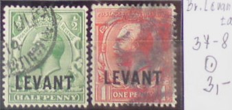 Britská Levanta 37-8