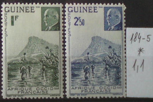 Francúzska Guinea 184-5 *