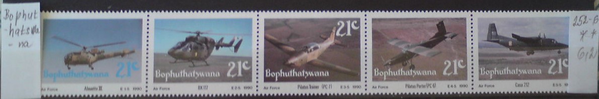 Bophuthatswana 252-6 **