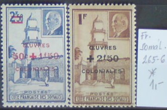 Francúzske Somálsko 265-6 *