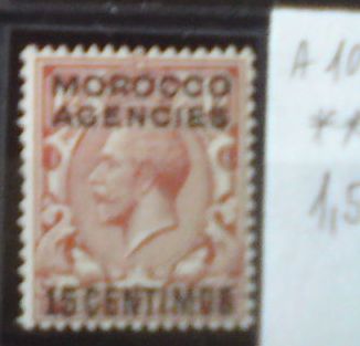 Britská pošta v Maroku 105 A **