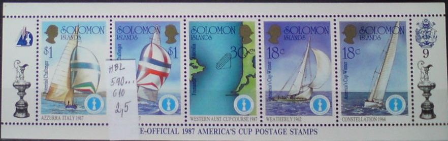 Britské Šalamúnové ostrovy 590/610 **
