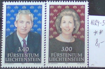 Lichtenštajnsko 1024-5 **