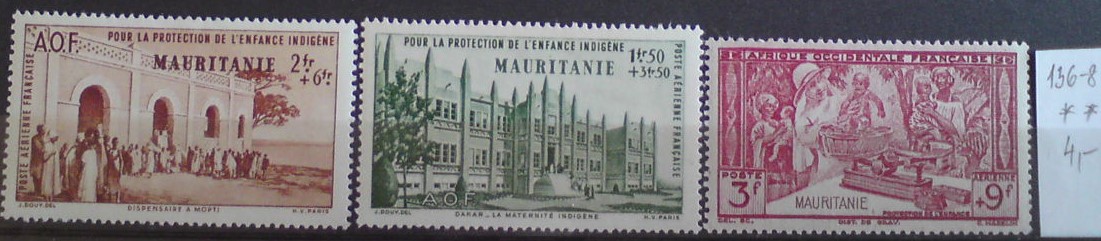 Mauretánia 136-8 **