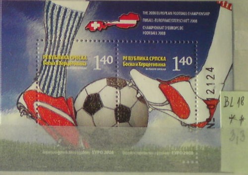 Srbská Bosna a Hercegovina BL 18 **