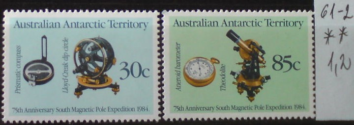 Austrálske Antarktické územie 61-2 **