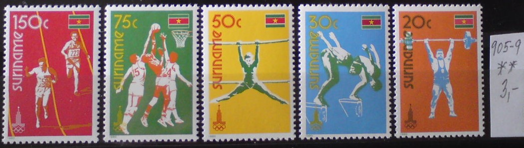 Surinam 905-9 **