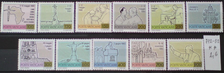 Vatikán 792-802 **
