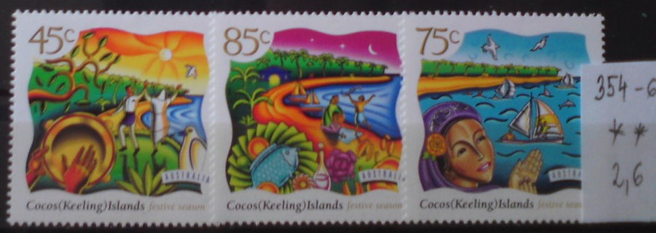 Kokosové ostrovy 354-6 **
