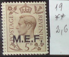 Britská vojenská pošta 19 **