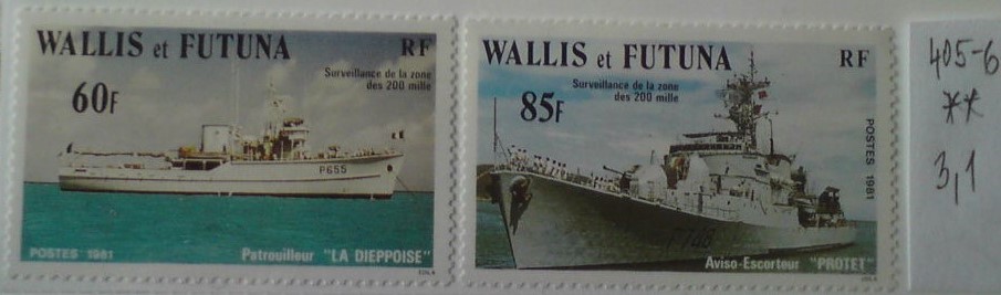 Wallis a Futuna 405-6 **
