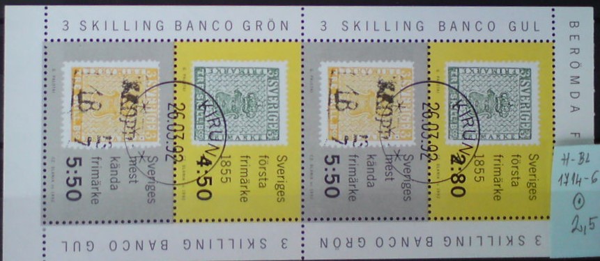 Švédsko 1714-6 H-BL