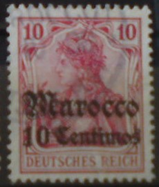 Nemecká pošta v Maroku 36