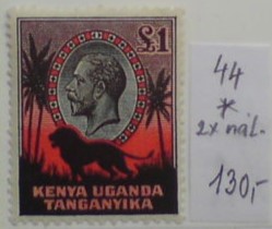 Kenya Uganda Tanganika 44 *
