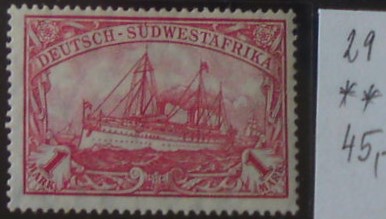 Nemecká Juhozápadná Afrika 29 **