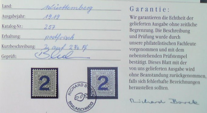 Württemberg 257 **